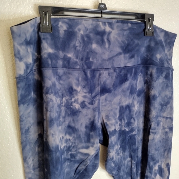 Lululemon Align Pant 28" *Diamond DyeDiamond Dye Asphalt Grey True Navy Sz 20 - Picture 3 of 9